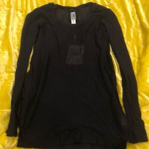 Kristensen du nord black sheer long sleeve